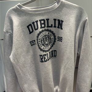 Gray Dublin Ireland Sweatshirt